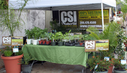 Photo of the CSI Natural Booth#25 at Edgewater Business Expo.